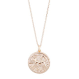 Chinese Zodiac Coin Necklace - Dog- Honeycat Jewelry