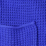 Waffle-Knit Open Front Cardigan, Zenana