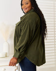 Heimish Cozy Girl Plus Size Button Down Shacket