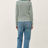 Be Cool - STRIPED SLIM FIT RAGLAN SLEEVE SWEATER