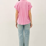 Be Cool - SOLID SHORT SLEEVE BUTTON DOWN SHIRT