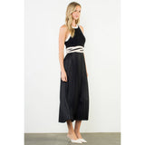 THML - Sleeveless Mixed Media Dress