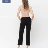 Vervet by Flying Monkey - Plus Size High Rise Ankle Straight Jeans