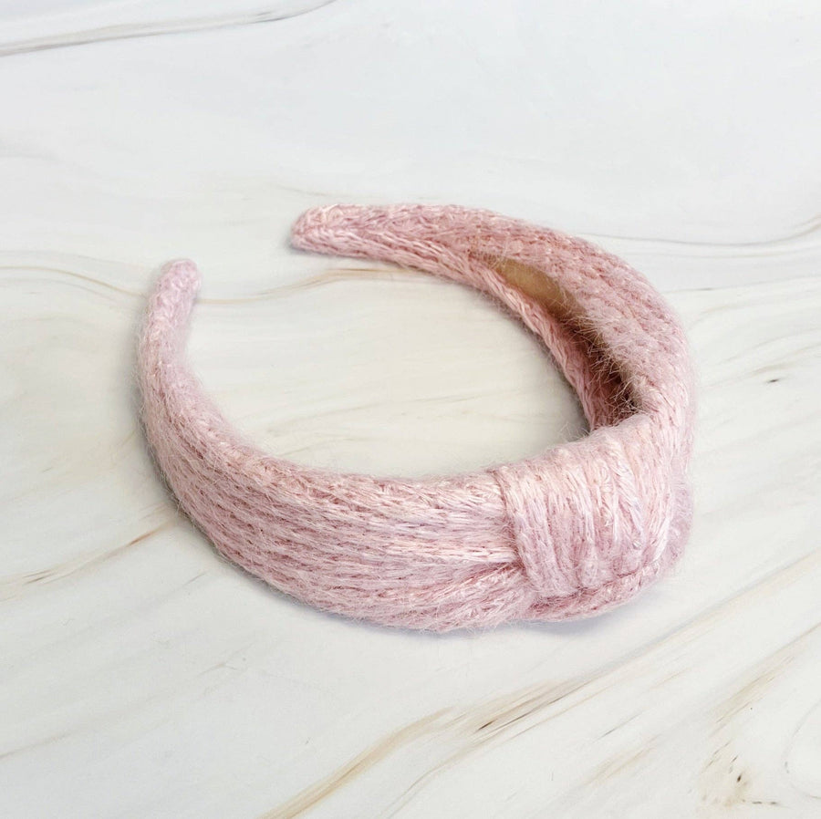 Ellison+Young - Cabled Knit Knotted Headband