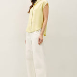 Be Cool - CLASSIC CUT CAPPED SLEEVE BUTTON UP TENCEL SHIRT