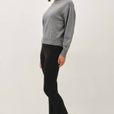 Be Cool - RIB DETAIL BOATNECK SWEATER