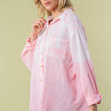 White Birch Long Sleeve Tie Dye Shirt (online only)