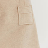 Crescent - Molly Wool Blend Skater Skirt