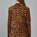 Animal Print Double Breasted Blazer, FATE