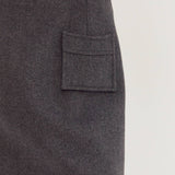 Crescent - Molly Wool Blend Skater Skirt