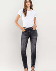 Lovervet Raw Hem Cropped Skinny Jeans (online only)