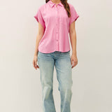 Be Cool - SOLID SHORT SLEEVE BUTTON DOWN SHIRT