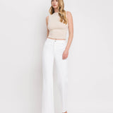 90'S VINTAGE TUMMY CONTROL SUPER HIGH RISE FLARE JEAN, VERVET by FLYING MONKEY