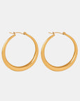 18K Gold-Plated Hoop Earrings