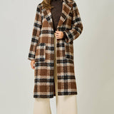 *preorder* Mystree Plaid Long Coat