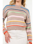 THML - Striped Knit Sweater