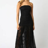 Olivaceous - Jenna Lace Dress