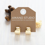 Amano Studio - Hammered Vintage Style Hoops
