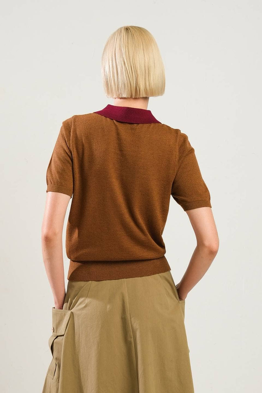 Lightweight Polo Sweater, by Free Market & Flying Tomato