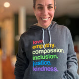 'Kindness Is' Pride Pullover Fleece, Kind Cotton (online only)