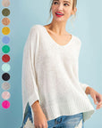 CREW NECK KNIT SWEATER (various colors), eesome