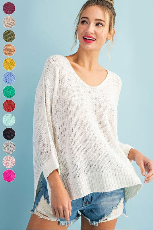 CREW NECK KNIT SWEATER (various colors), eesome