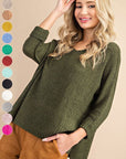 CREW NECK KNIT SWEATER (various colors), eesome