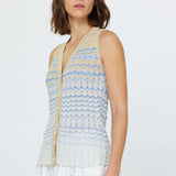 Current Air - Chevron Stripe Knit Vest