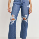 HIGH RISE DAD JEANS , Just Black Denim