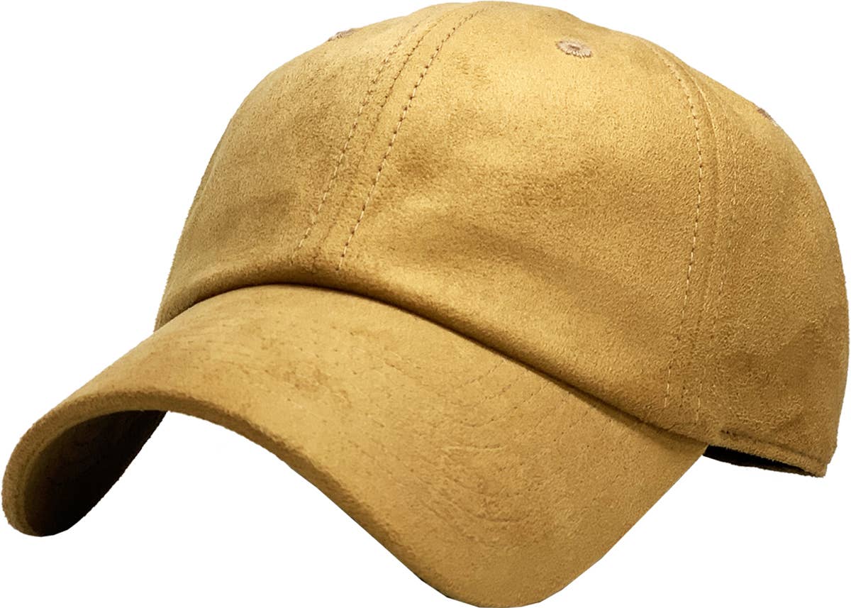 KBETHOS - SUEDE BASEBALL CAP Taupe