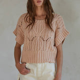 By Together CALI CROCHET TOP