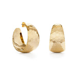 Amano Studio - Large Vintage Hammered Hoops