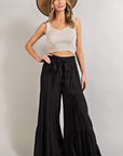 TIERED WIDE LEG PANTS (various colors), eesome