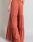 TIERED WIDE LEG PANTS (various colors), eesome