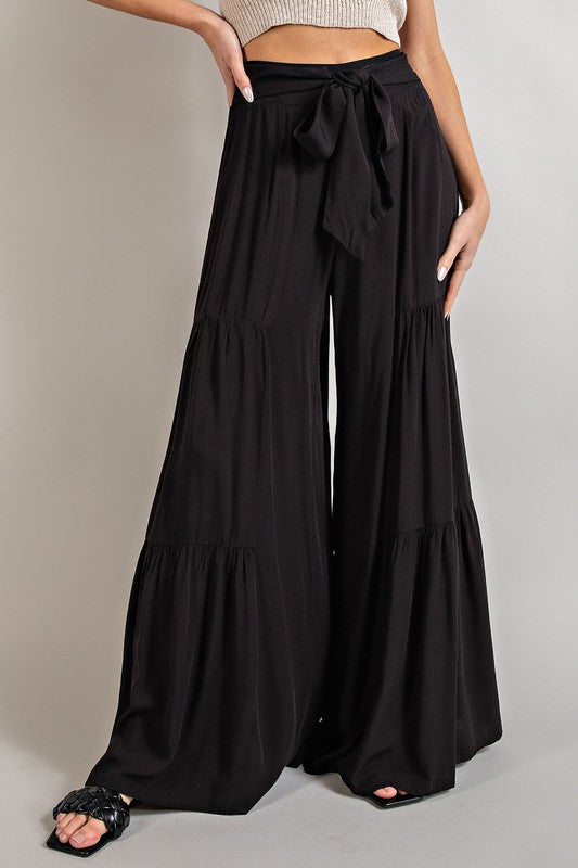 TIERED WIDE LEG PANTS (various colors), eesome