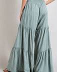 TIERED WIDE LEG PANTS (various colors), eesome