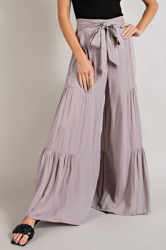 TIERED WIDE LEG PANTS (various colors), eesome