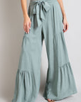 TIERED WIDE LEG PANTS (various colors), eesome