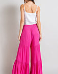 TIERED WIDE LEG PANTS (various colors), eesome