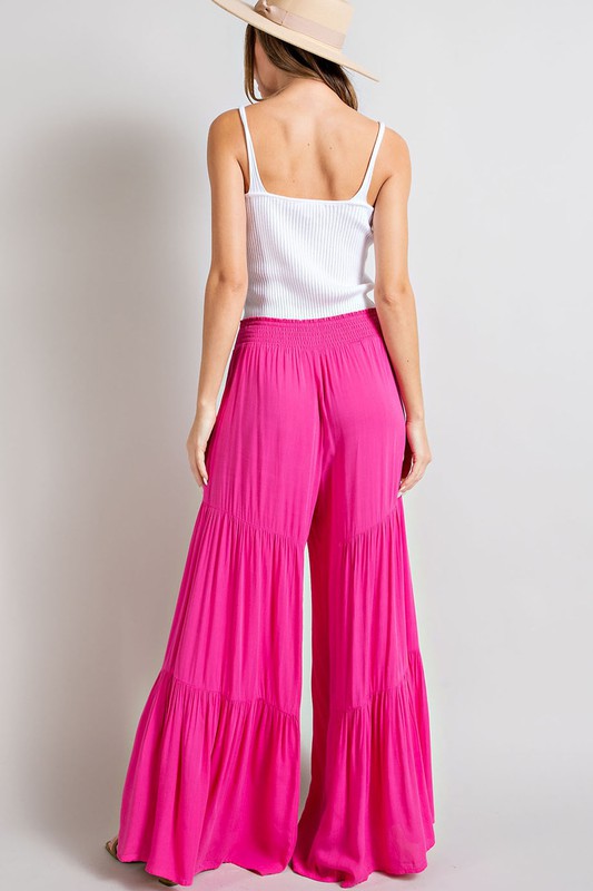 TIERED WIDE LEG PANTS (various colors), eesome