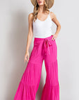 TIERED WIDE LEG PANTS (various colors), eesome