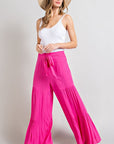 TIERED WIDE LEG PANTS (various colors), eesome