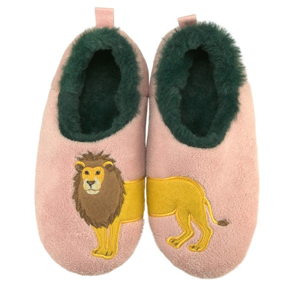 Lion - Women's Cozy Animal Slippers, Ooh Yeah Socks