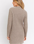 TURTLE NECK SWEATER DRESS, Gilli