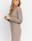 TURTLE NECK SWEATER DRESS, Gilli