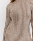 TURTLE NECK SWEATER DRESS, Gilli