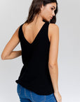 Front and Back Deep V-Neck Tank Top, Gilli