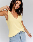 Front and Back Deep V-Neck Tank Top, Gilli