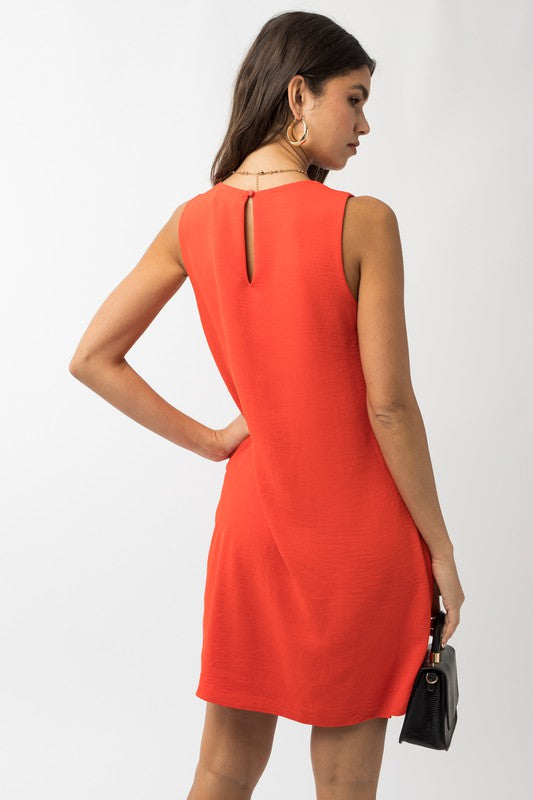 Sleeveless V-Neck Dress, Gilli