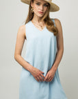 Sleeveless V-Neck Dress, Gilli